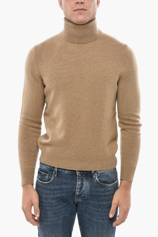 Maglia a Collo Alto in Lana e Cashmere