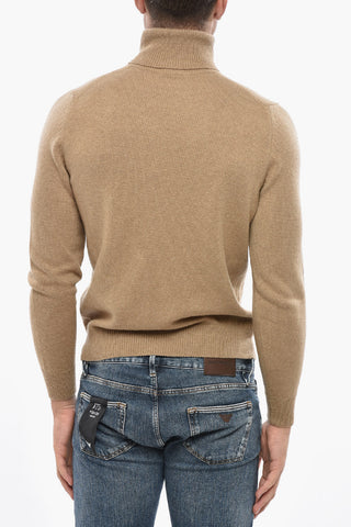 Maglia a Collo Alto in Lana e Cashmere