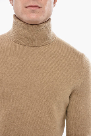 Maglia a Collo Alto in Lana e Cashmere