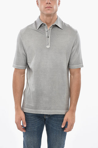4-Button Cotton Polo