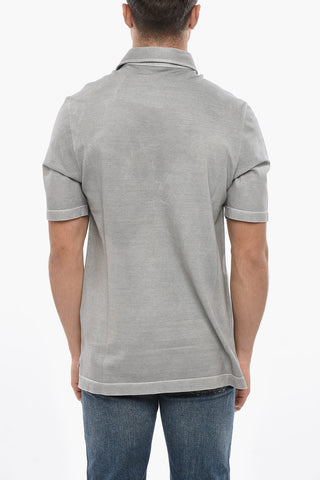 4-Button Cotton Polo