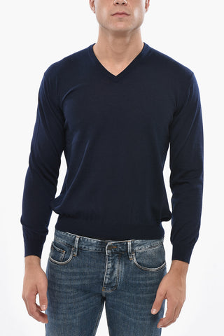 Maglia Scollo a V In Cashmere
