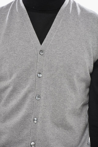 Sleeveless V-Neck Cashmere Cardigan