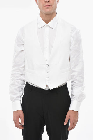 Gilet Cerimonia MASTER in Cotone a Nido d'Ape