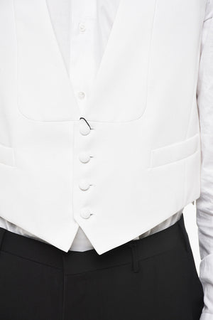 Cotton Ceremonial Waistcoat MASTER with Honeycomb Pattern