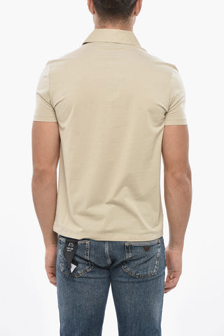 Polo a 3 Bottoni in Cotone Leggero