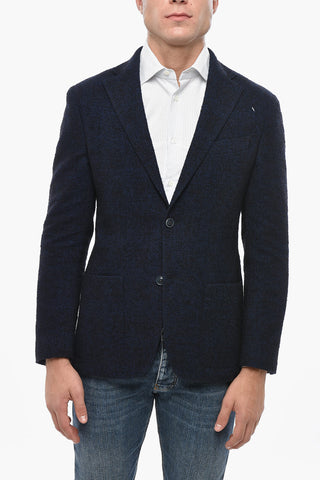 Giacca in Misto Lana Vergine con Revers Classico
