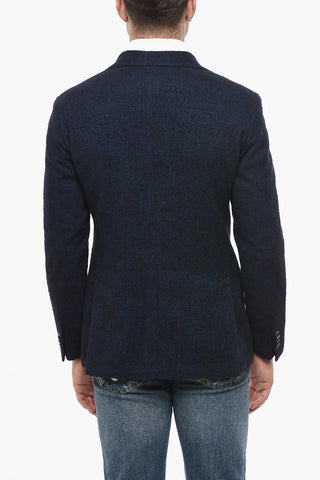 Giacca in Misto Lana Vergine con Revers Classico