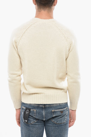 Cashmere and Wool Crew Neck Sweater