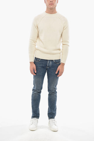 Cashmere and Wool Crew Neck Sweater