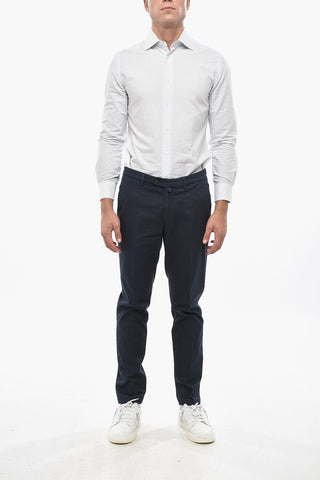 Cotton Chinos Pants with Belt Loop