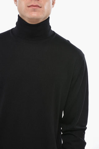 Maglia a Collo Alto in Puro Cashmere