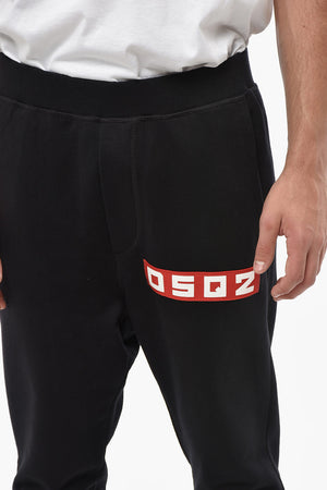 Joggers in Cotone con Monogram Laterale