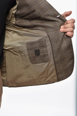 Blazer LEADER SOFT with Tartan Check Pattern