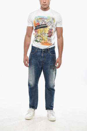 Jeans BRO A Gamba Larga Stampati