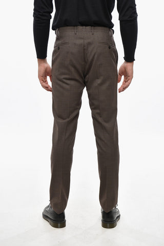 CC COLLECTION Zweiknopf-Anzug RESET mit Micro-Hahnentritt-Muster, zwei Schlitzen, klassischem Revers