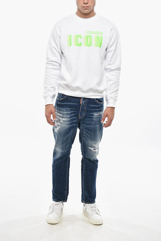 Sweatshirt aus Baumwollfleece