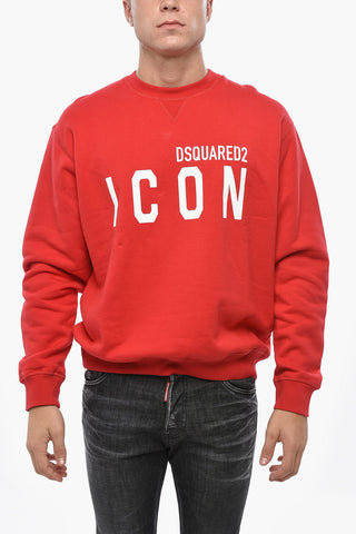 ICON Rundhals-Sweatshirt aus Baumwollfleece