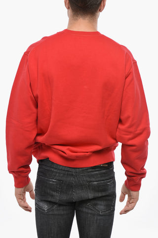 ICON Rundhals-Sweatshirt aus Baumwollfleece