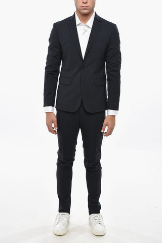 Virgin Wool Side Vents 2 Button Suit