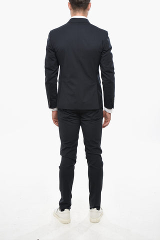 Virgin Wool Side Vents 2 Button Suit