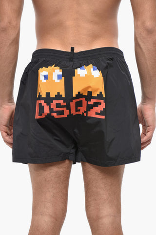 PAC MAN Costume da Bagno con Stampa