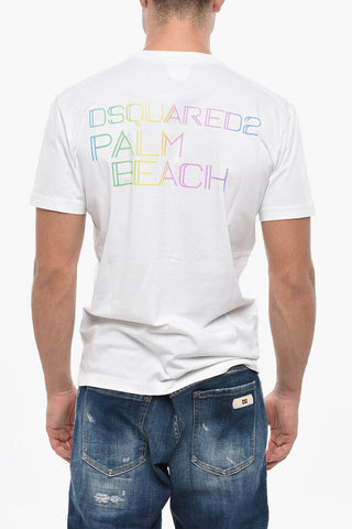 Baumwoll-T-Shirt Mit Rundhalsausschnitt Und Logo