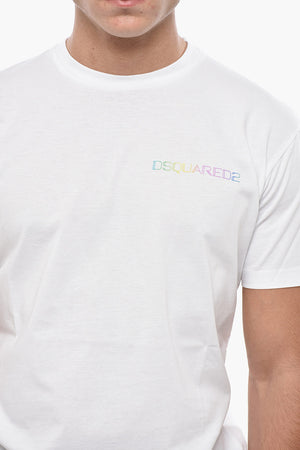 Baumwoll-T-Shirt Mit Rundhalsausschnitt Und Logo