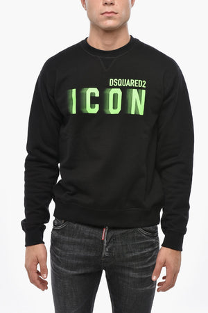ICON Felpa Girocollo in Cotone Felpato
