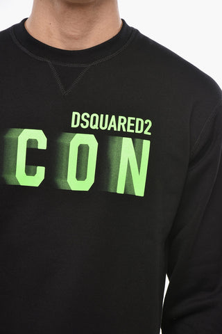 ICON Sweatshirt aus Baumwollfleece