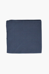 CC COLLECTION Silk-Blend Pocket Square with Micro Motifs
