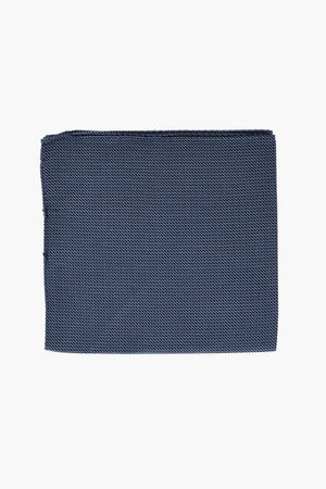 CC COLLECTION Silk-Blend Pocket Square with Micro Motifs