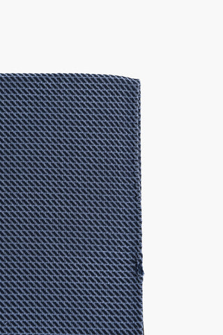 CC COLLECTION Silk-Blend Pocket Square with Micro Motifs