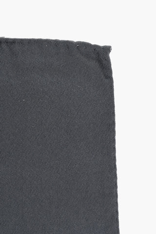 CC COLLECTION Solid-Color Silk-Blend Pocket Square