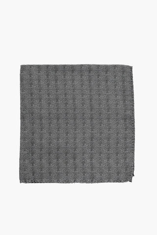 CODE Patterned Pure Silk Pocket Square