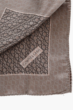 Einstecktuch Aus Seide Mit All-Over-Logo
