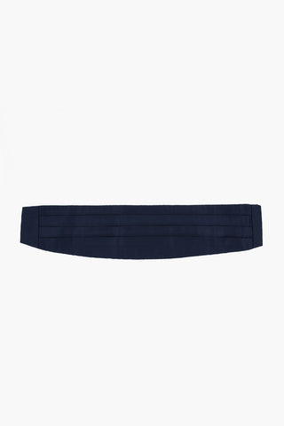 Pleated Silk Cummerbund