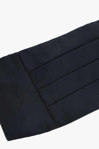 CC COLLECTION Pleated Satin Cummerbund