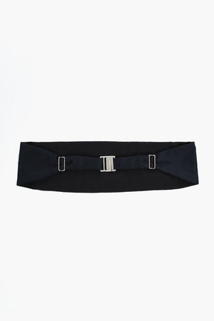 CC COLLECTION Pleated Satin Cummerbund