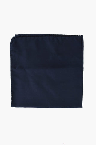 Solid-Color Pure Silk Pocket Square