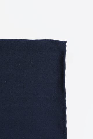 Solid-Color Pure Silk Pocket Square