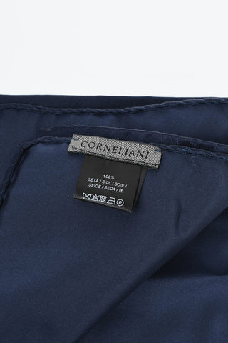Solid-Color Pure Silk Pocket Square