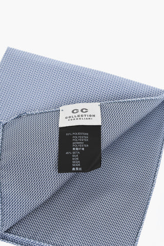 CC COLLECTION 실크 혼방 포켓스퀘어 마이크로 모티브