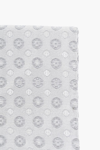 Patterned Silk Ascot Tie with Matching Pocket Square