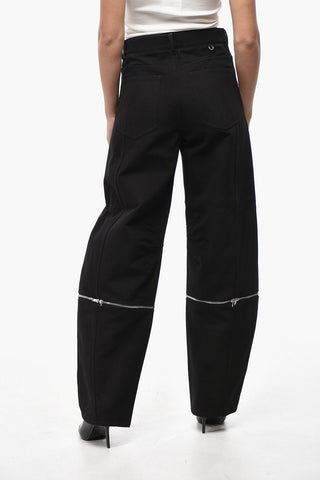 WILLOW SMITH Modular High-Waist Cotton Trousers