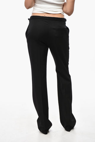 Wool Trousers JESSE with Silk Details