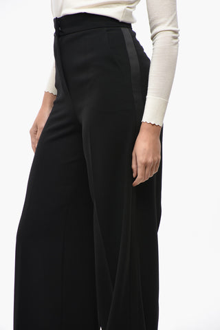 Palazzo LECCIO Pants with Satin Side Band