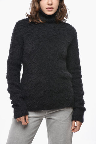 SPORTMAX Maglia a Collo Alto ELGAR in Alpaca