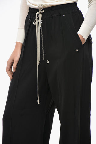 PORTERVILLE Wide Leg Pants with Elastic Waistband and Drawstring