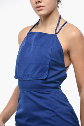 SFILATA Etuikleid aus Denim TEMIDE mit Schnürdetail